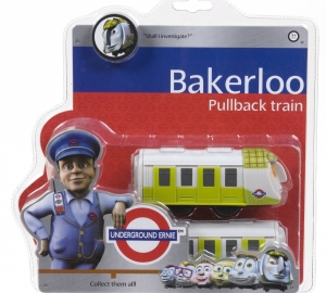 Underground Ernie Pull Back Bakerloo Train